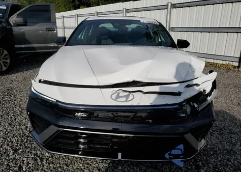 2025 Hyundai Elantra N Line из США, поврежденный, VIN KMHLR4DF2SU948934